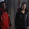 Maggie Grace and Toby Kebbell in The Hurricane Heist (2018)