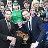 Chris Pratt and Tom Hiddleston at an event for Avengers: Infinity War (2018)