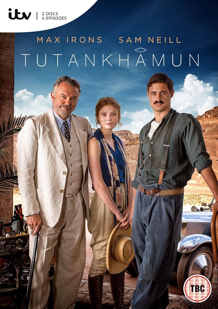 Sam Neill, Max Irons, and Amy Wren in Tutankhamun (2016)